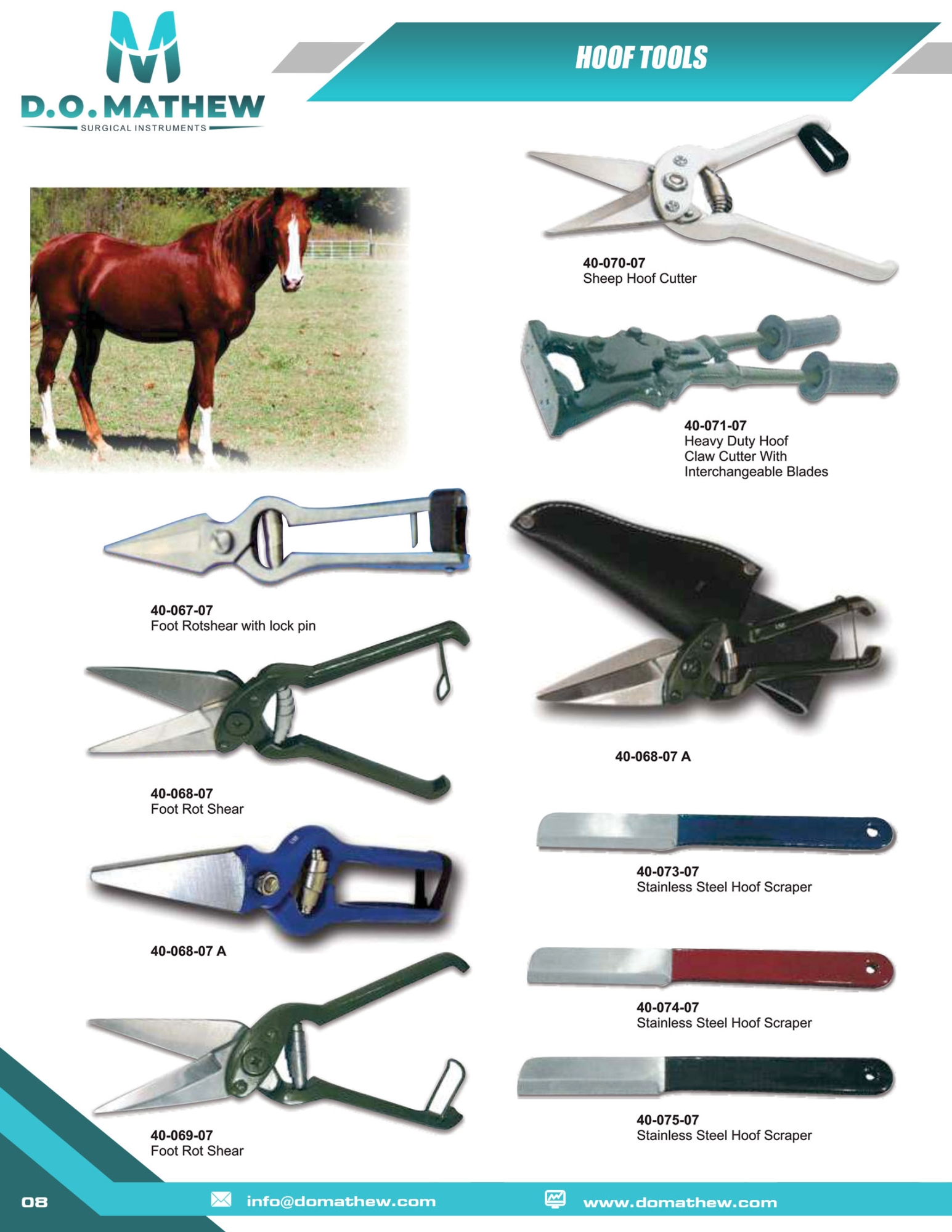  HOOF TOOLS